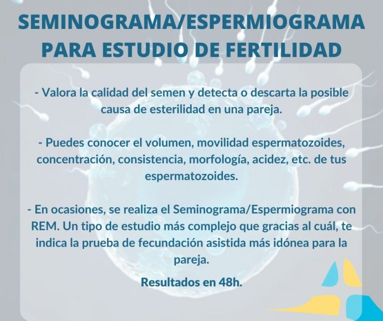 Seminograma Espermiograma Hospital De Día